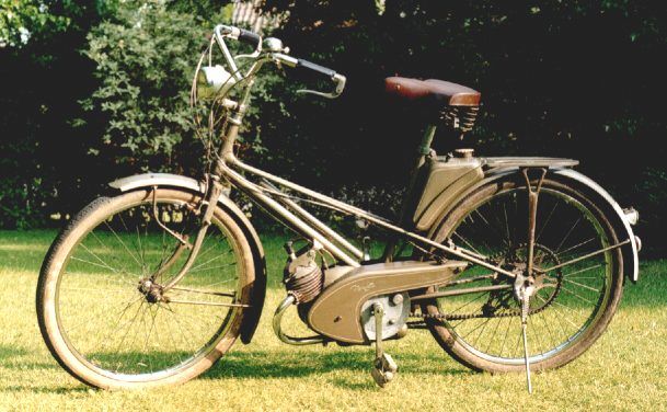  Raleigh Runabout in later years except for a larger fuel tank fitted